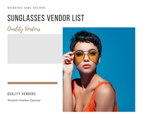 Sunglasses Vendor List